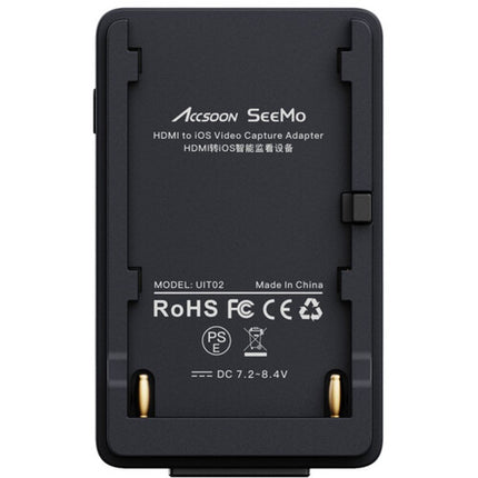 Accsoon SeeMo Adaptador Smartphone iOS HDMI Monitor Cámara 60 fps Full HD Cable USB-C