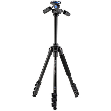Benro Adventure Tripode de Aluminio 60.4 Pulgadas 11 lb con Cabezal Pan y Tilt HD1A