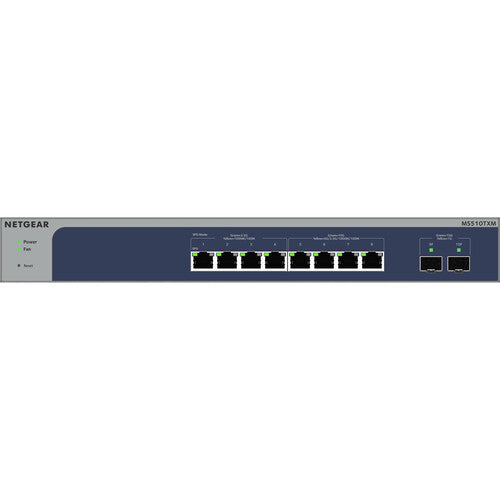 Netgear MS510TXM Switch Gestionado 8 Puertos Multi-Gigabit 4x2.5G 4x10G SFP+