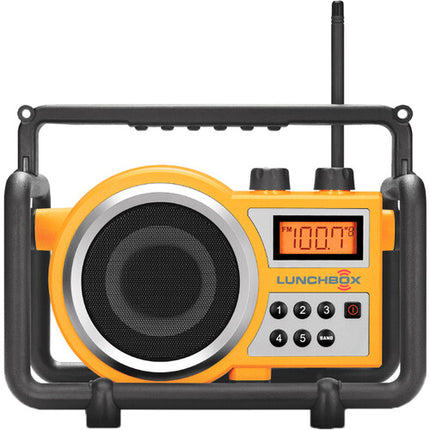 Sangean LB-100 Lunchbox Radio AM/FM portátil resistente ABS 5W IPX4