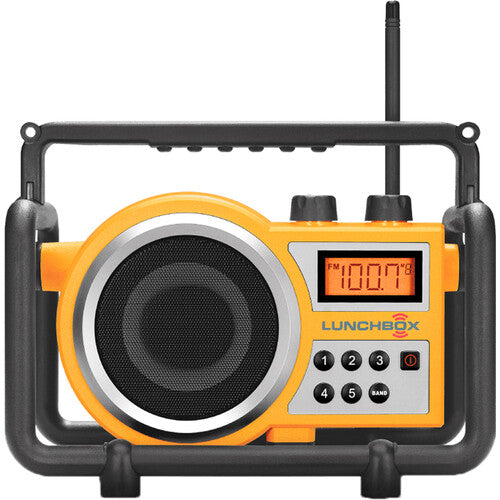 Sangean LB-100 Lunchbox Radio AM/FM portátil resistente ABS 5W IPX4