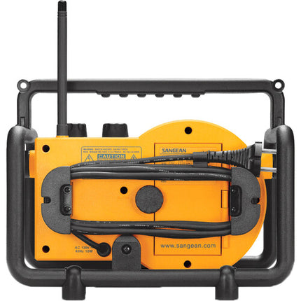 Sangean LB-100 Lunchbox Radio AM/FM portátil resistente ABS 5W IPX4