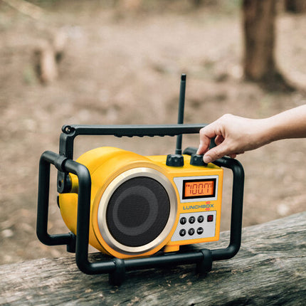 Sangean LB-100 Lunchbox Radio AM/FM portátil resistente ABS 5W IPX4