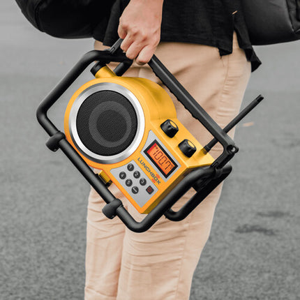 Sangean LB-100 Lunchbox Radio AM/FM portátil resistente ABS 5W IPX4