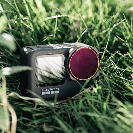 K&F Concept Set de 4 Filtros ND PL para GoPro HERO9 10 11 12 con Vidrio AGC y 28 Capas Nanorecubrimiento