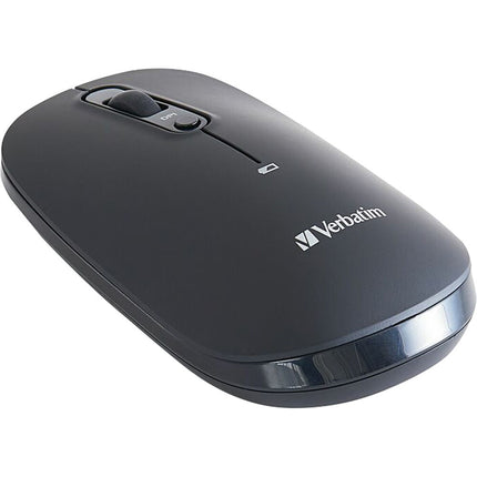 Verbatim Mouse Óptico Inalámbrico Recargable Bluetooth 5.0 3 Dispositivos Negro