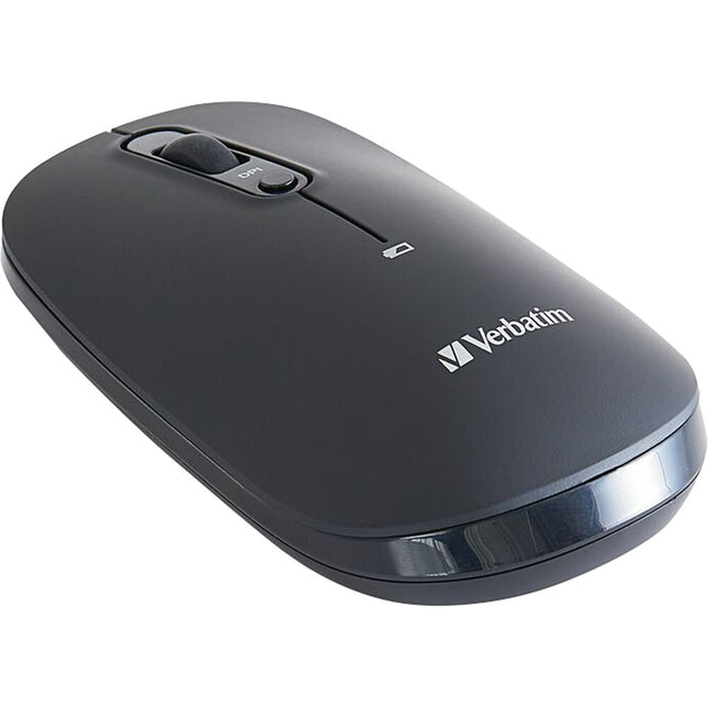 Verbatim Mouse Óptico Inalámbrico Recargable Bluetooth 5.0 3 Dispositivos Negro