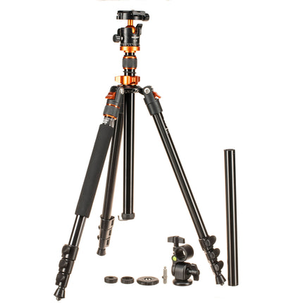 K&F Concept Trípode de Viaje Aleación de Magnesio 77.2" Altura Máx Kit Monopie