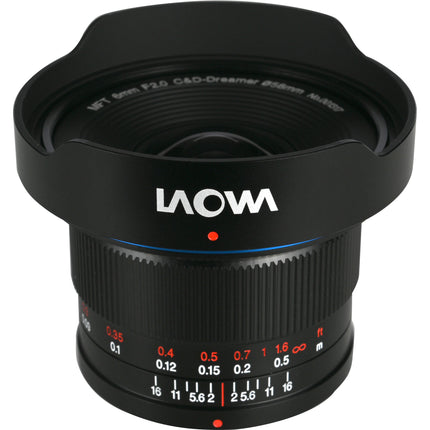 Venus Optics Laowa 6mm f/2 Zero-D Objetivo Micro Four Thirds con enfoque manual y distancia mínima 3.5"