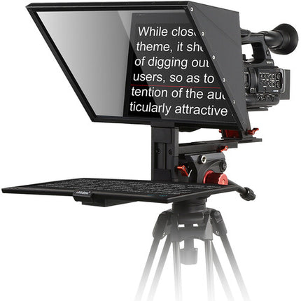 Desview TP170 Teleprompter portátil para tablets y smartphones con vidrio 70/30 y soporte ajustable