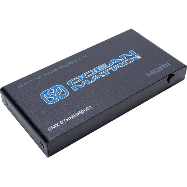 Ocean Matrix 8K60 4:4:4 HDR HDCP 2.3 con 3 entradas HDMI y control remoto