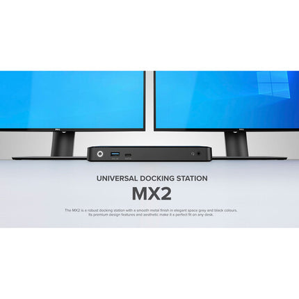 ALOGIC MX2 Estación de Acoplamiento USB-C con Doble DisplayPort 4K 65W