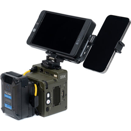 FREEFLY NATO Soporte Combo Monitor y Teléfono con Tornillos 1/4-20 y Almohadillas de Silicona