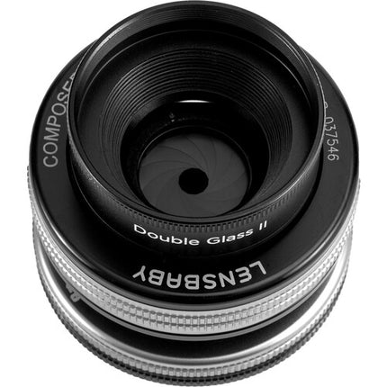 Lensbaby Composer Pro II con Optica Double Glass II selectiva f2.5 f22 50mm para FUJIFILM X