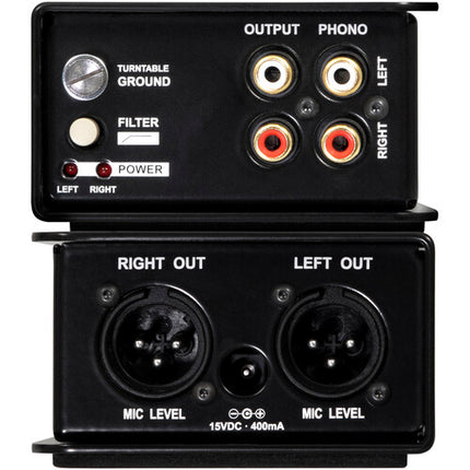 Radial Engineering J33 Previo para Tocadiscos con RIAA EQ y Filtro de Rumble
