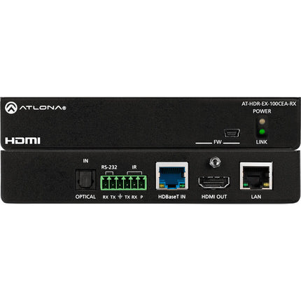 Atlona 4K HDR HDMI Recepción HDBaseT 330 pies Soporta HDR10 Dolby Vision