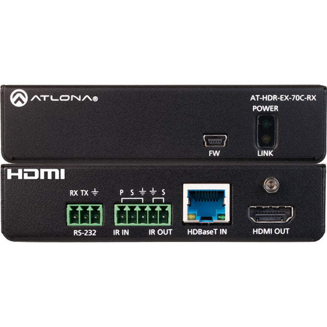 Atlona 4K HDR Receptor HDMI sobre HDBaseT 130 ft Compatible HDR10 HLG Dolby Vision
