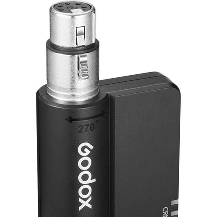 Godox TimoLink RX Receptor Inalámbrico DMX con LumenRadio CRMX 300 m rango y Conector XLR 5 Pines