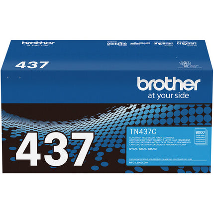 Brother TN437 Cyan Cartucho de Tóner Ultra Alto Rendimiento 8000 Páginas para Impresora MFC-L8905CDW