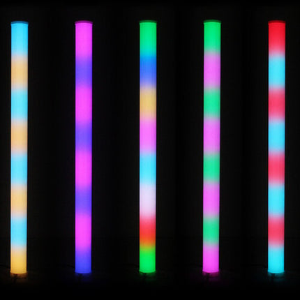 JMAZ Galaxy Tube Luz LED RGB inalámbrica 3.3' 12H batería kit 6 unidades