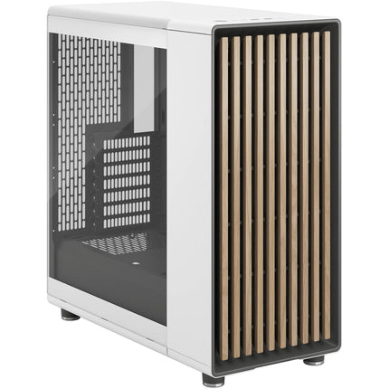 Fractal Design North Caja Mid-Tower Blanca con Ventana USB-C y Ventiladores 140mm