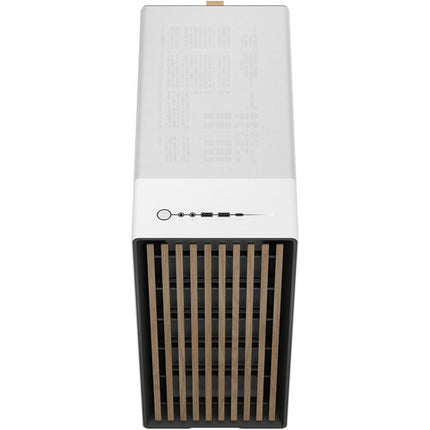Fractal Design North Caja Mid-Tower Blanca con Ventana USB-C y Ventiladores 140mm