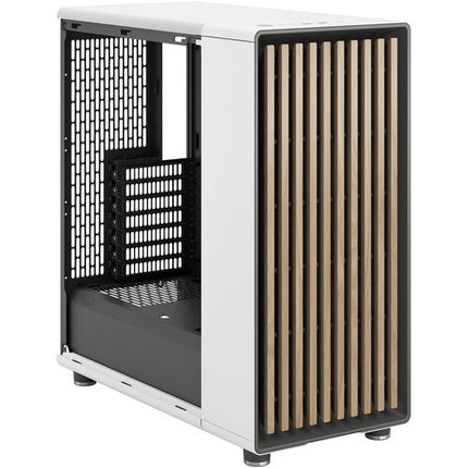 Fractal Design North Caja Mid-Tower Blanca con Ventana USB-C y Ventiladores 140mm