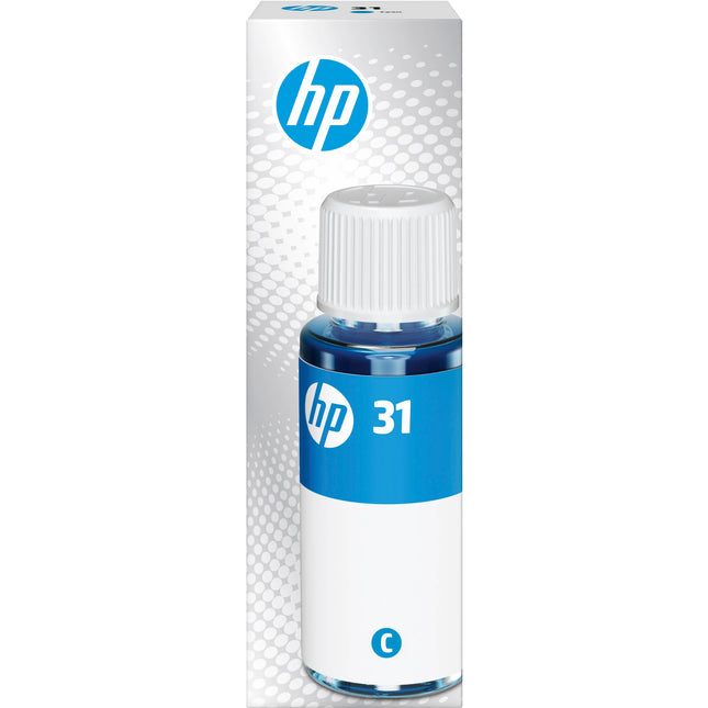 HP 31 Botella de Tinta Original Cyan 70mL para Smart Tank 6001 7001 7301