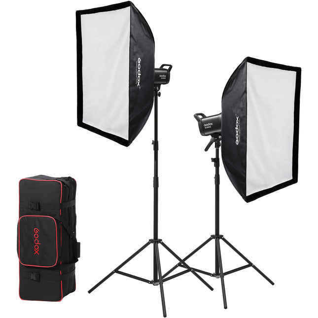 Godox SL60IIBI Luz LED Bi-Color para Video Kit 2 Unidades 2800-6500K 5600K 25,100 Lux