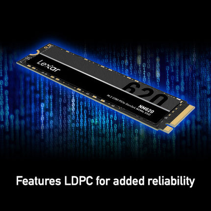 Lexar 1TB NM620 SSD Interna M.2 PCIe 3.0 3500MB/s Lectura 3000MB/s Escritura