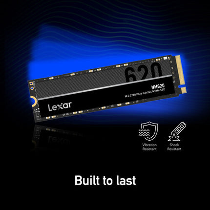 Lexar 1TB NM620 SSD Interna M.2 PCIe 3.0 3500MB/s Lectura 3000MB/s Escritura