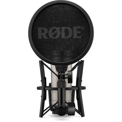 RODE NT1 5ta Generación Micrófono Condensador Cardioide XLR USB 192 kHz 32-Bit Bundle Shockmount Pop Filter