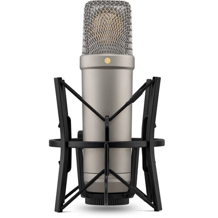 RODE NT1 5ta Generación Micrófono Condensador Cardioide XLR USB 192 kHz 32-Bit Bundle Shockmount Pop Filter