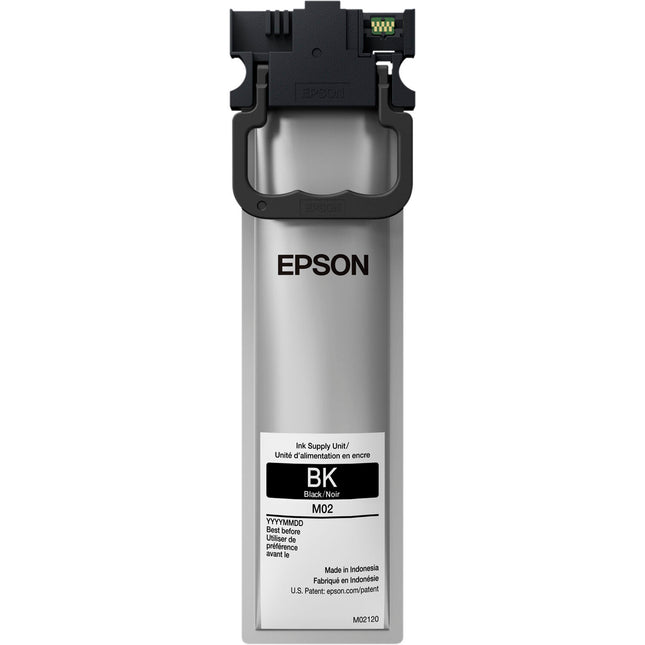Epson DURABrite Ultra M02 Tinta Negra Capacidad Estándar 5000 Páginas para WorkForce Pro WF-M5299 y WF-M5799