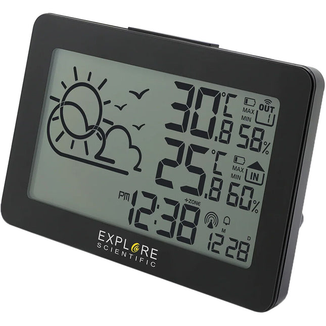 Estación Meteorológica Explore Scientific Pantalla Grande Sensor Temperatura Humedad