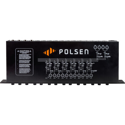 Polsen SP-260 Divisor de Audio Estéreo 2 Entradas 6 Zonas 1 RU Rackmount