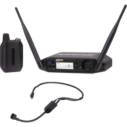 Shure GLXD14+ Sistema Inalámbrico de Diadema Dual Banda 100 Pies 12 Horas Batería