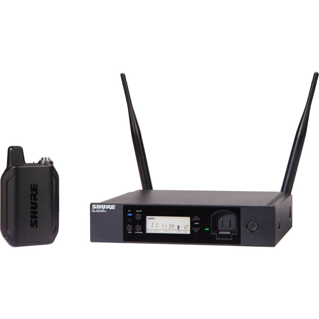 Shure GLXD14R+ Sistema inalámbrico de guitarra rack dual banda 208.5 MHz 100 pies alcance