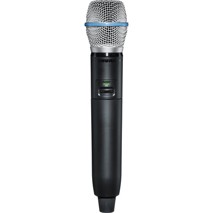 Shure GLXD2+ Transmisor Inalámbrico de Mano Dual-Banda con Micrófono BETA 87A y Frecuencias 2.4 5.8 GHz