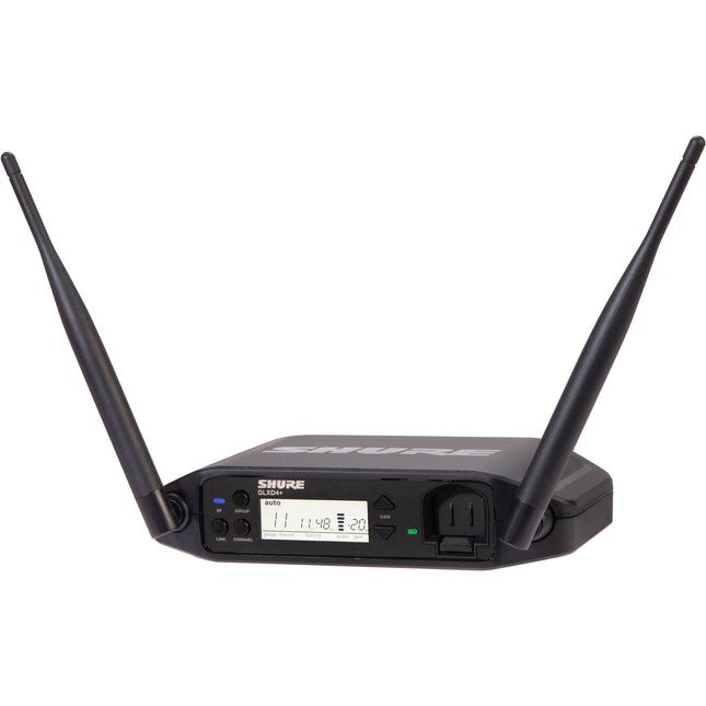 Shure GLXD4+ receptor inalámbrico de sobremesa doble banda 2085 MHz y rango 30 m