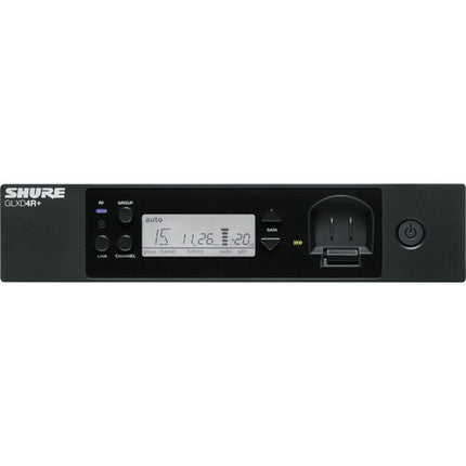Shure GLXD14R+ Sistema Inalámbrico de Presentación Dual Banda 208.5 MHz 12 Horas Batería