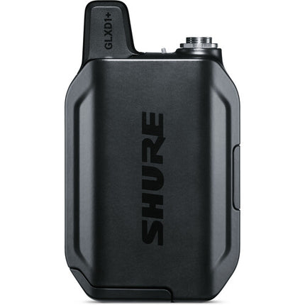 Shure GLXD14R+ Sistema inalámbrico de guitarra rack dual banda 208.5 MHz 100 pies alcance