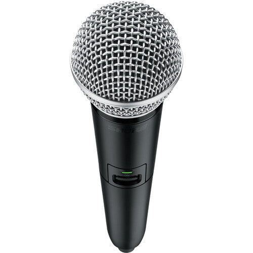 Transmisor inalámbrico de mano Shure GLXD2+ con micrófono SM58 Dual-Banda 2.4 5.8 GHz