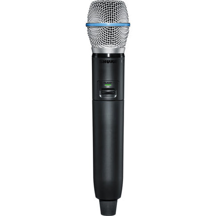 Shure GLXD24+ Sistema Inalámbrico Vocal Dual Banda Micrófono BETA 87A 100ft Alcance 12h Batería