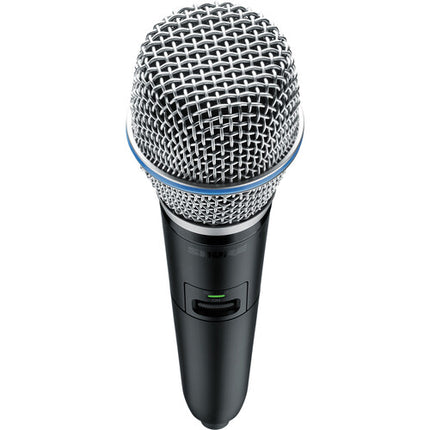 Shure GLXD24+ Sistema Inalámbrico Vocal Dual Banda Micrófono BETA 87A 100ft Alcance 12h Batería