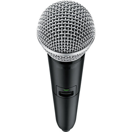 Shure GLXD24+ Sistema inalámbrico vocal doble banda con micrófono SM58 12 h batería portátil