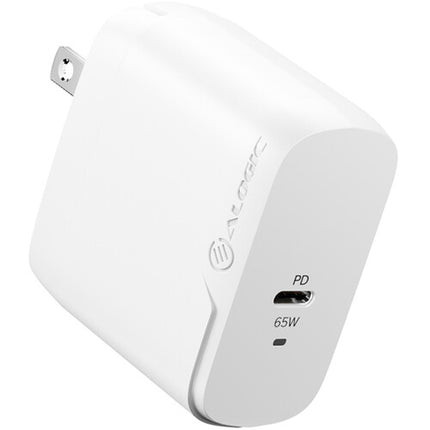 ALOGIC Cargador USB-C PD GaN 65W con Cable Trenzado 2m