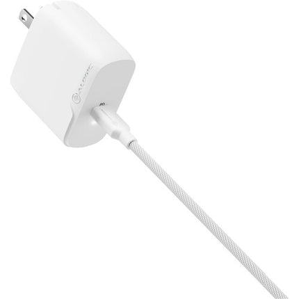 ALOGIC Cargador USB-C PD GaN 65W con Cable Trenzado 2m