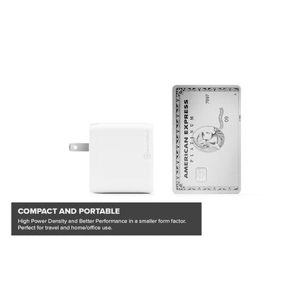 ALOGIC Cargador USB-C PD GaN 65W con Cable Trenzado 2m