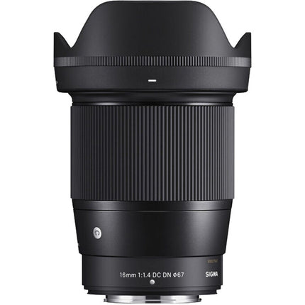 Sigma 16mm f1.4 DC DN Lente para Nikon Z con motor AF y diafragma de 9 hojas
